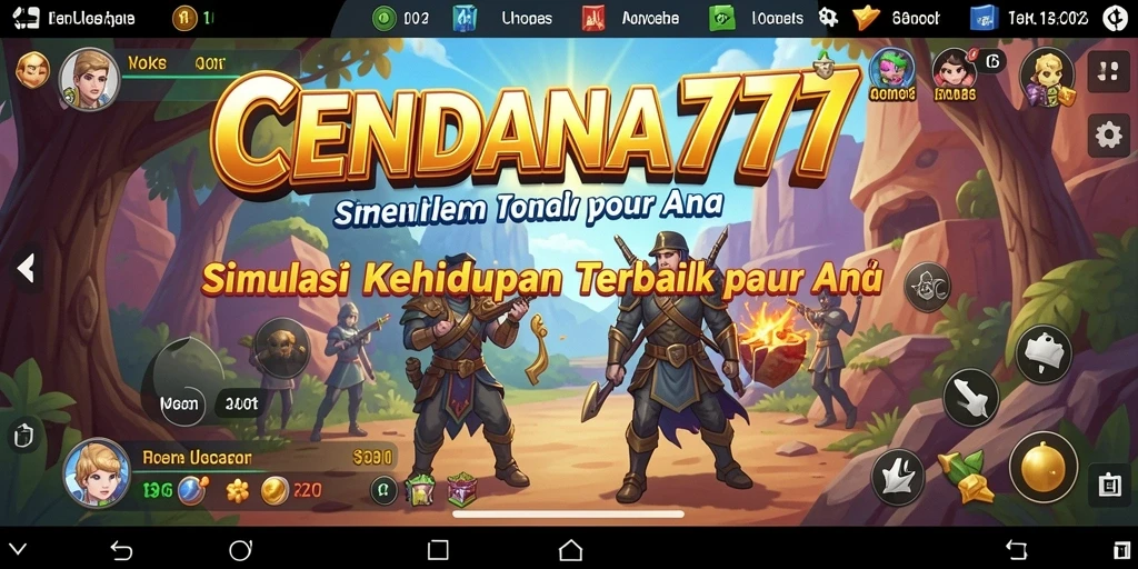 Screenshot CENDANA777 menampilkan gameplay simulasi kehidupan yang menarik.