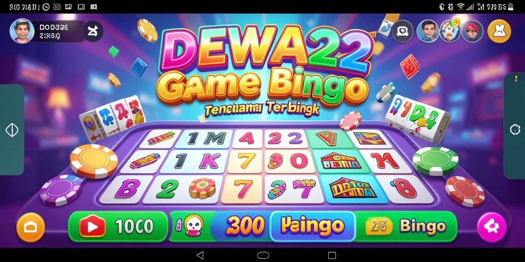 Tampilan gameplay Bingo yang seru dan menarik di DEWA22.