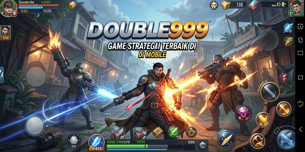 Tampilan gameplay menarik dengan strategi pertempuran seru.