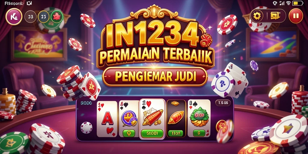 Tampilan screenshot game IN1234 menampilkan keseruan permainan kasino.