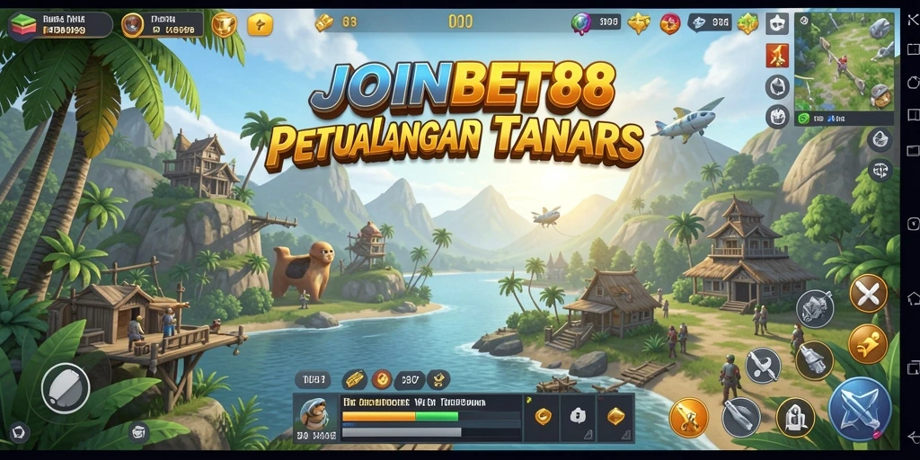 Screenshot gameplay OPEN WORLD JOINBET88 yang menampilkan eksplorasi yang menarik.