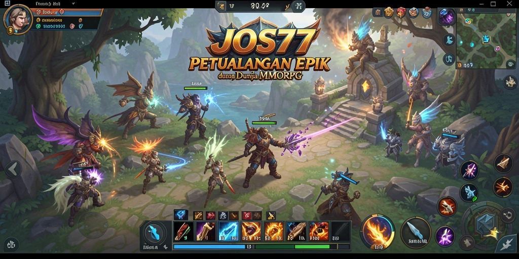 Tampilan gameplay JOS77 yang memukau dan seru.