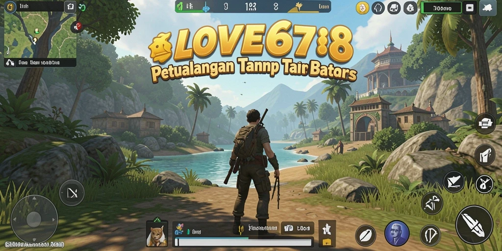 Tampilan gameplay LOVE678 di dunia terbuka yang menakjubkan.