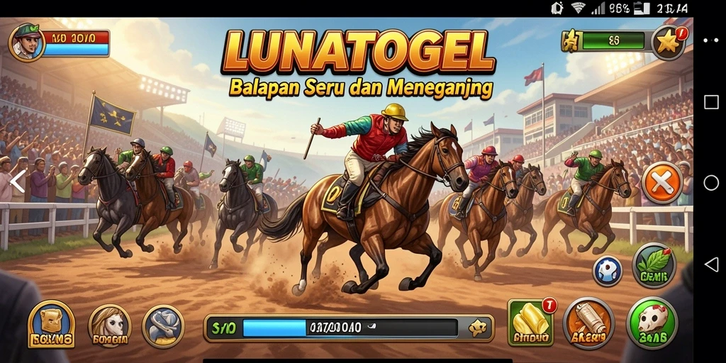 Tampilan gameplay LUNATOGEL yang seru dan penuh aksi.