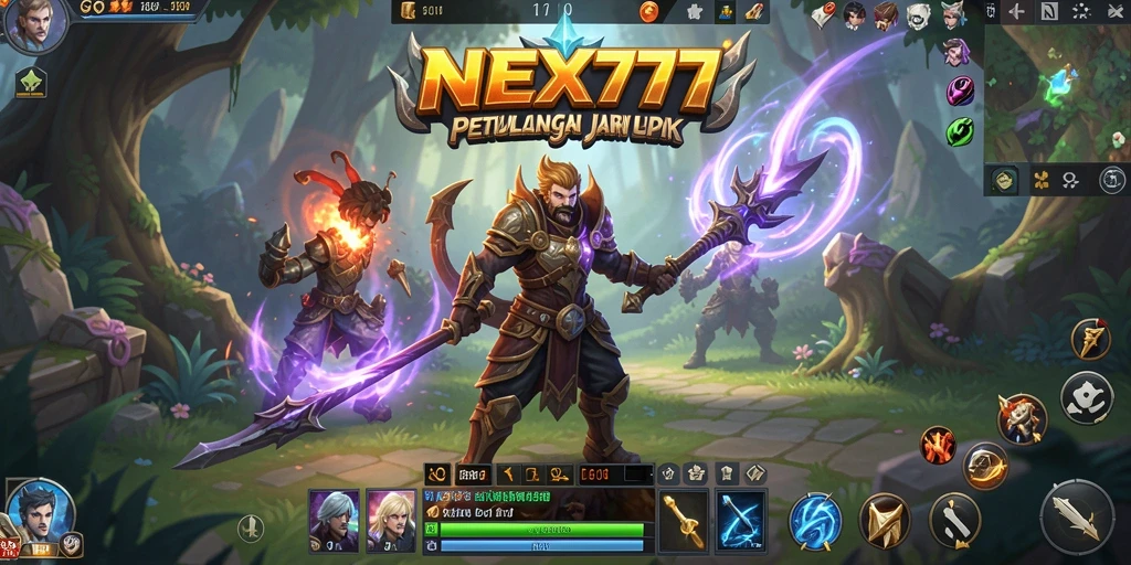Tangkapan layar NEX777 menampilkan aksi seru dalam petualangan MMORPG.