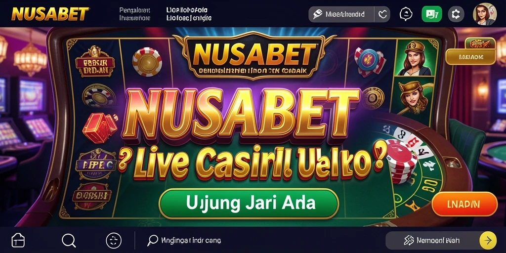 Tampilan gameplay NUSABET yang mengasyikkan dan interaktif.