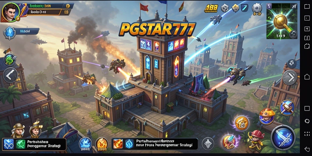 Tampilan menarik dari gameplay Tower Defense PGSTAR777 yang penuh aksi.