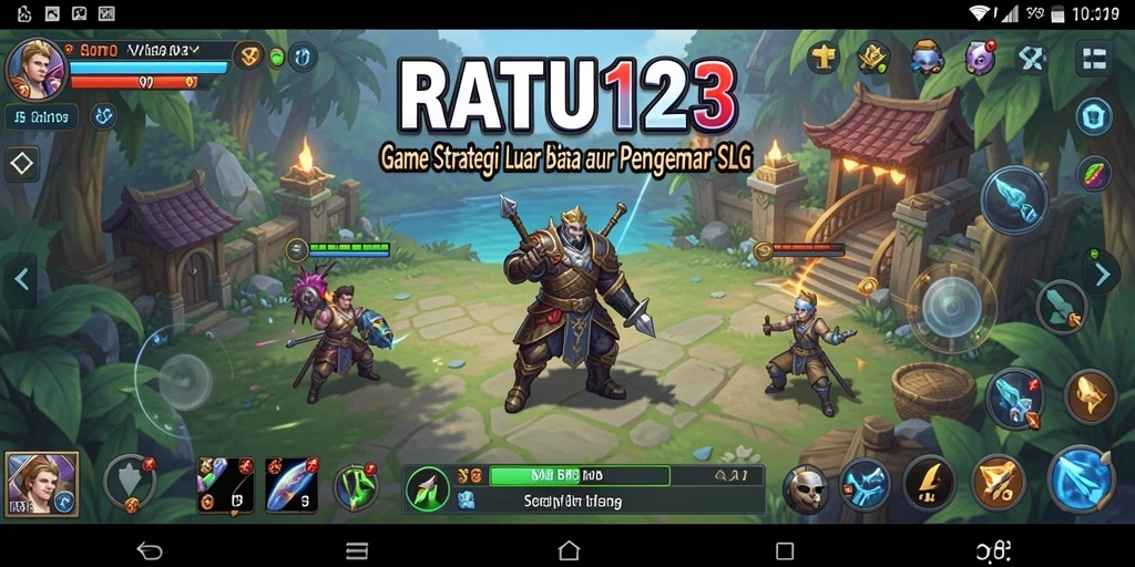 Tampilan gameplay menarik dari RATU123 dengan strategi dan pertarungan epik.