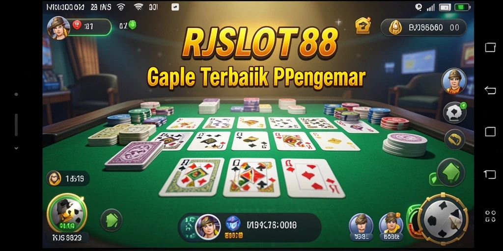 Gameplay RJSLOT88 yang seru dan menghibur dalam permainan Gaple.